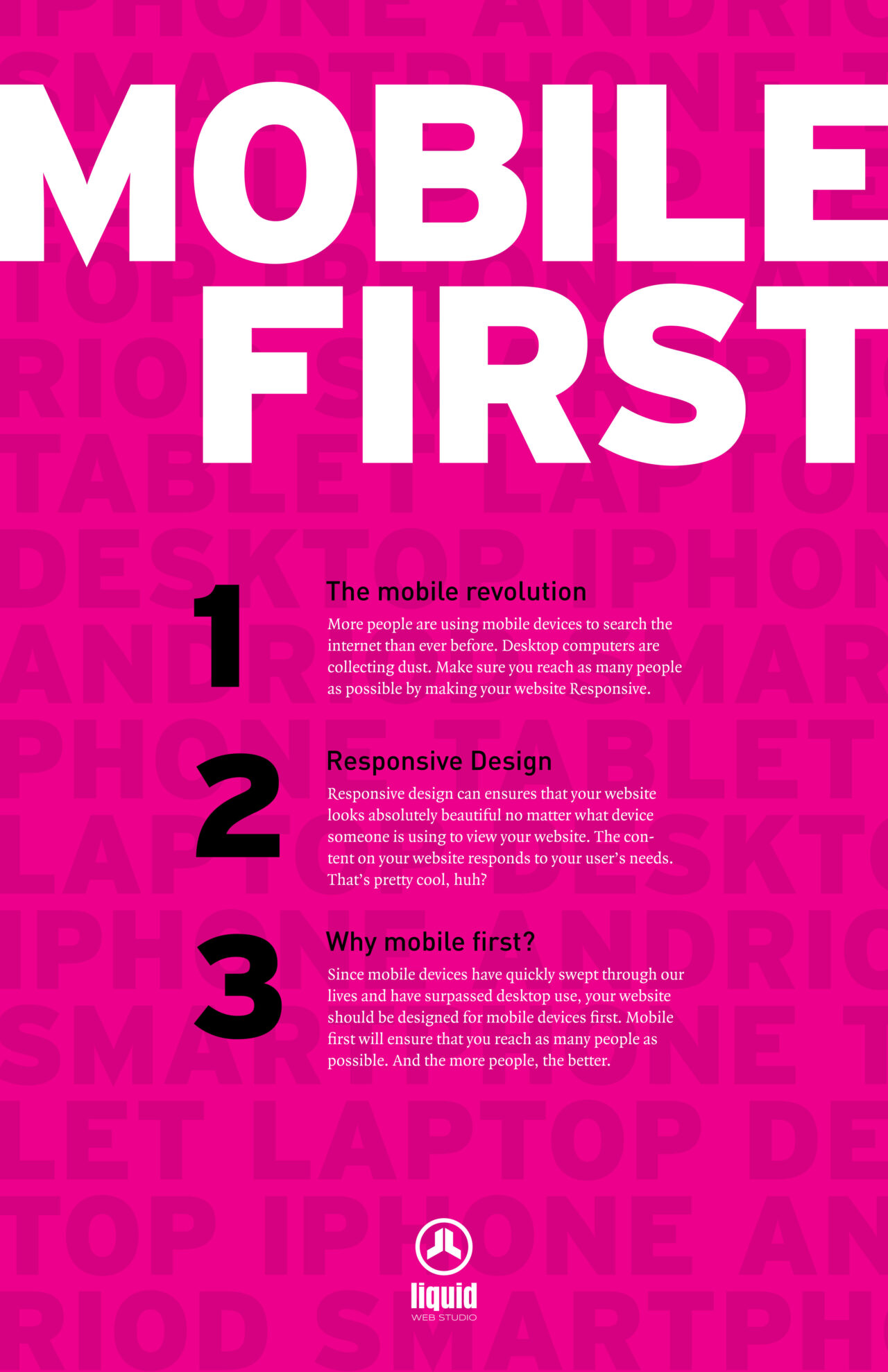 Mobile First poster